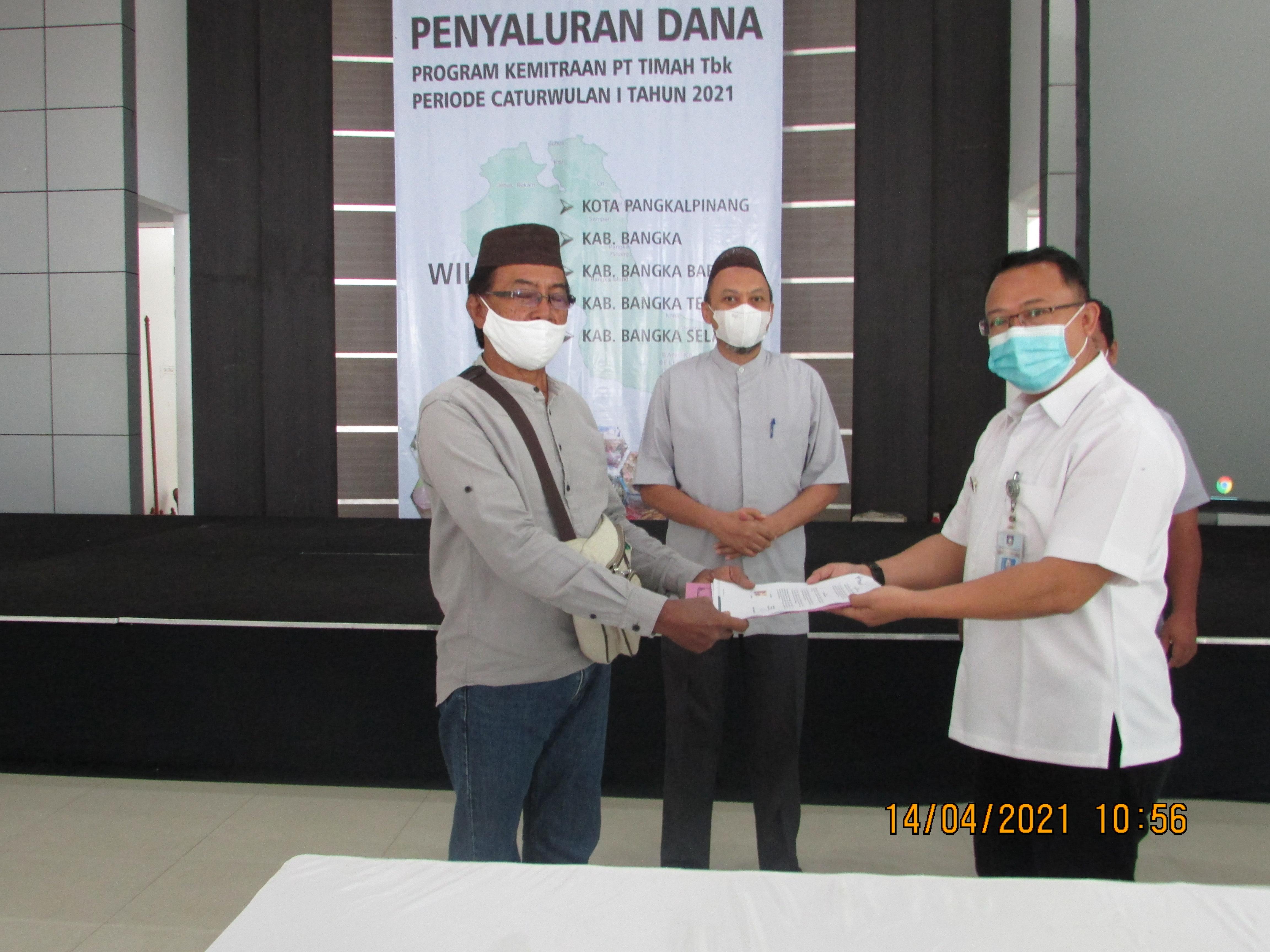 PT. Timah Salurkan Bantuan CSR. Pemprov Babel Apresiasi Dan Menjadi Contoh BUMN Lain.