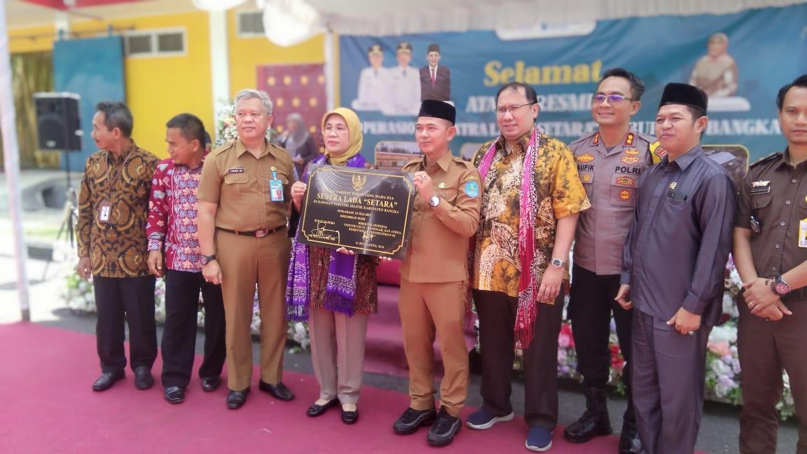 Gedung Operasional Sentra Lada Kawasan Jelitik Kabupaten Bangka Diresmikan
