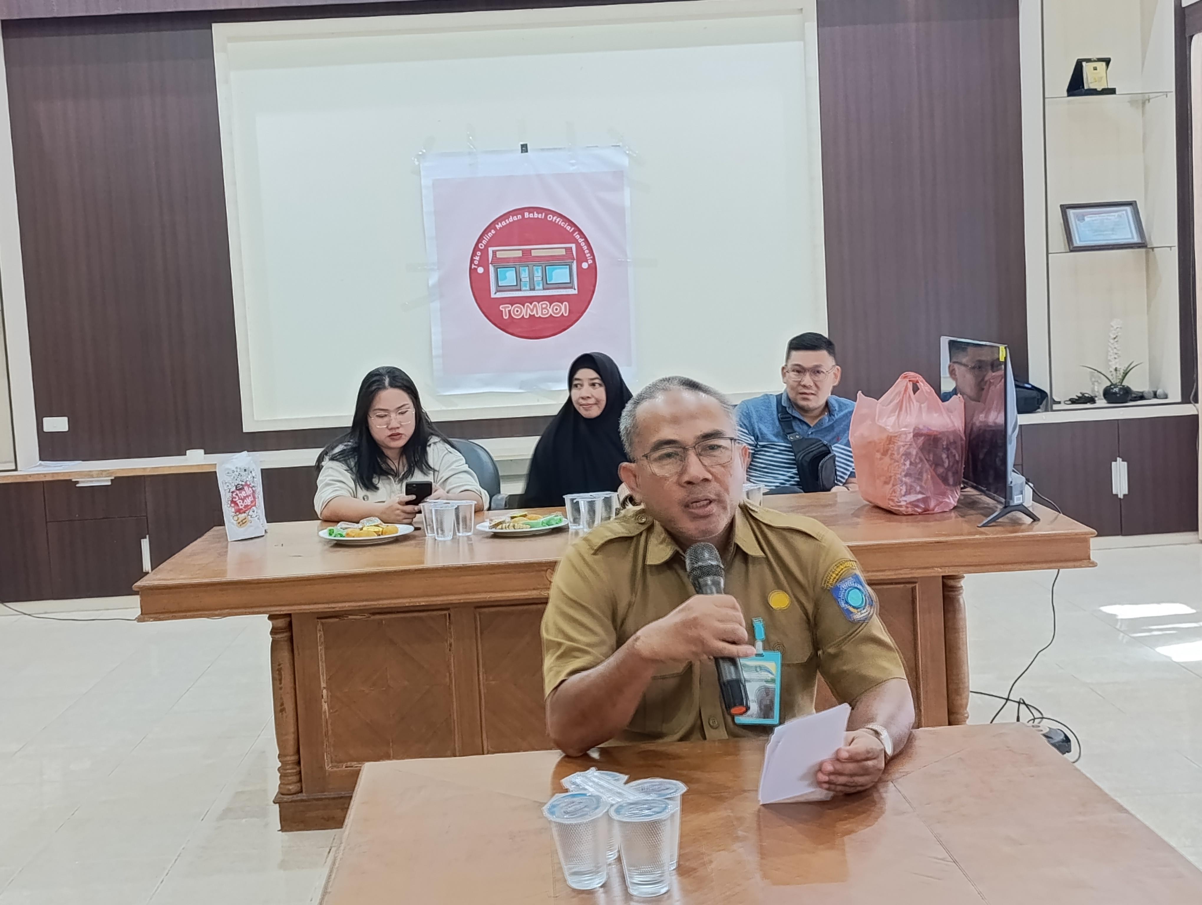 Disperindag Babel Bersama Direktorat Perdagangan Melalui Sistem Elektronik dan Perdagangan Jasa, Gelar Pendampingan UMKM Onboarding