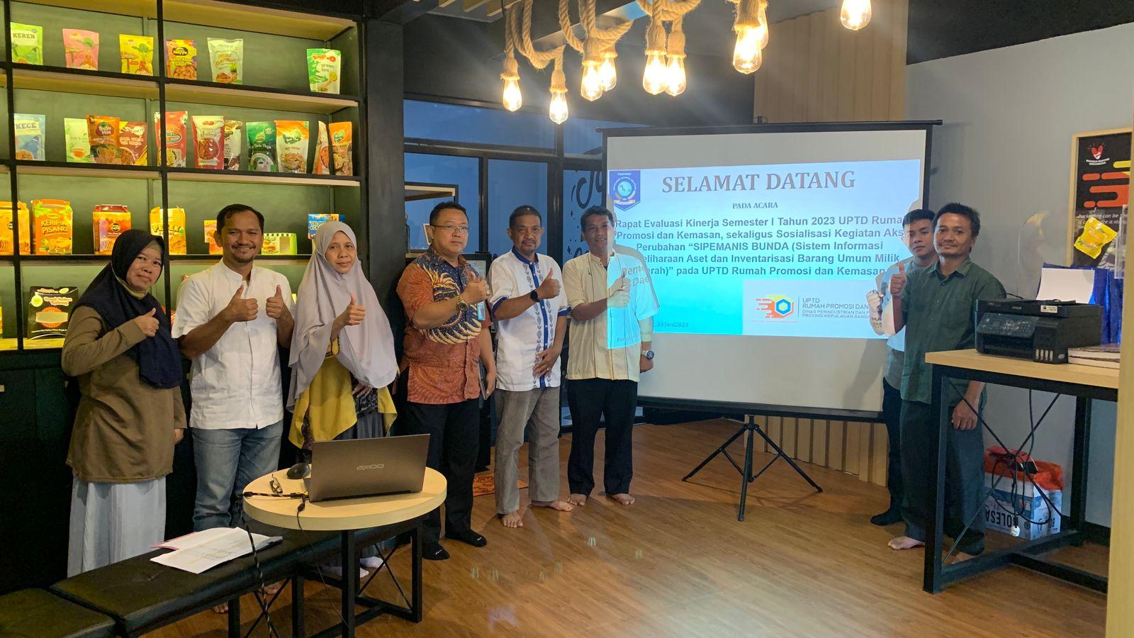 UPTD RPK Mengadakan Rapat Evaluasi Kinerja Semester I Tahun 2023 dan Sosialisasi Kegiatan Aksi Perubahan "SIPEMANIS BUNDA".