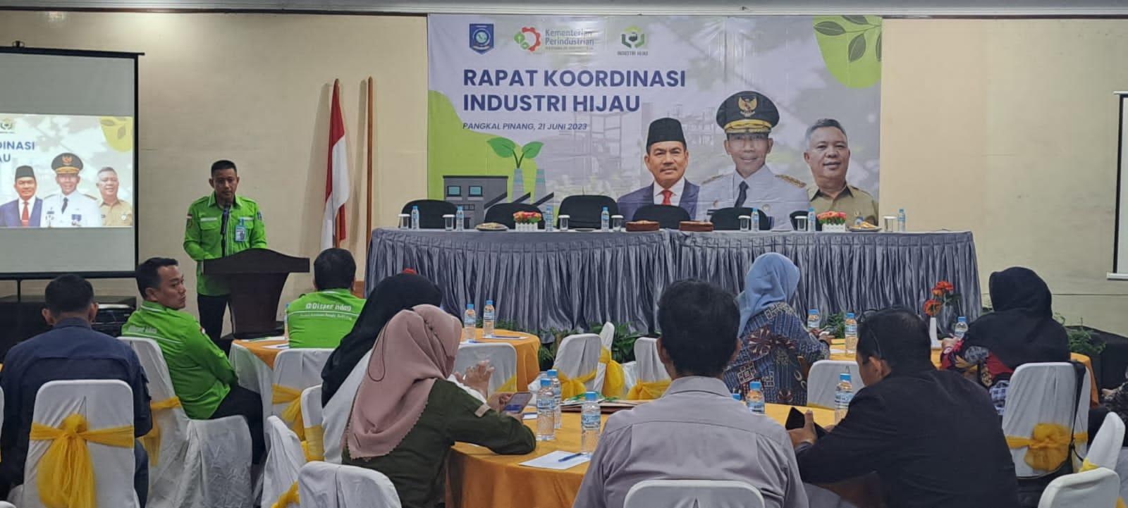 Disperindag Provinsi Babel Gelar Rakor Indutri Hijau