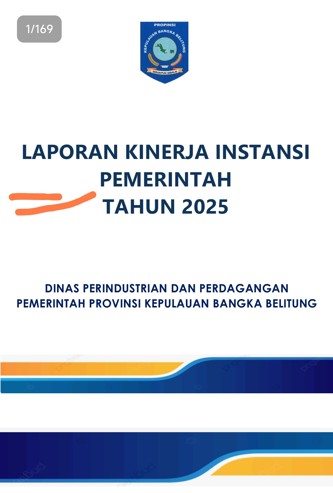 LKPJ 2025  Disperindag Provinsi Babel