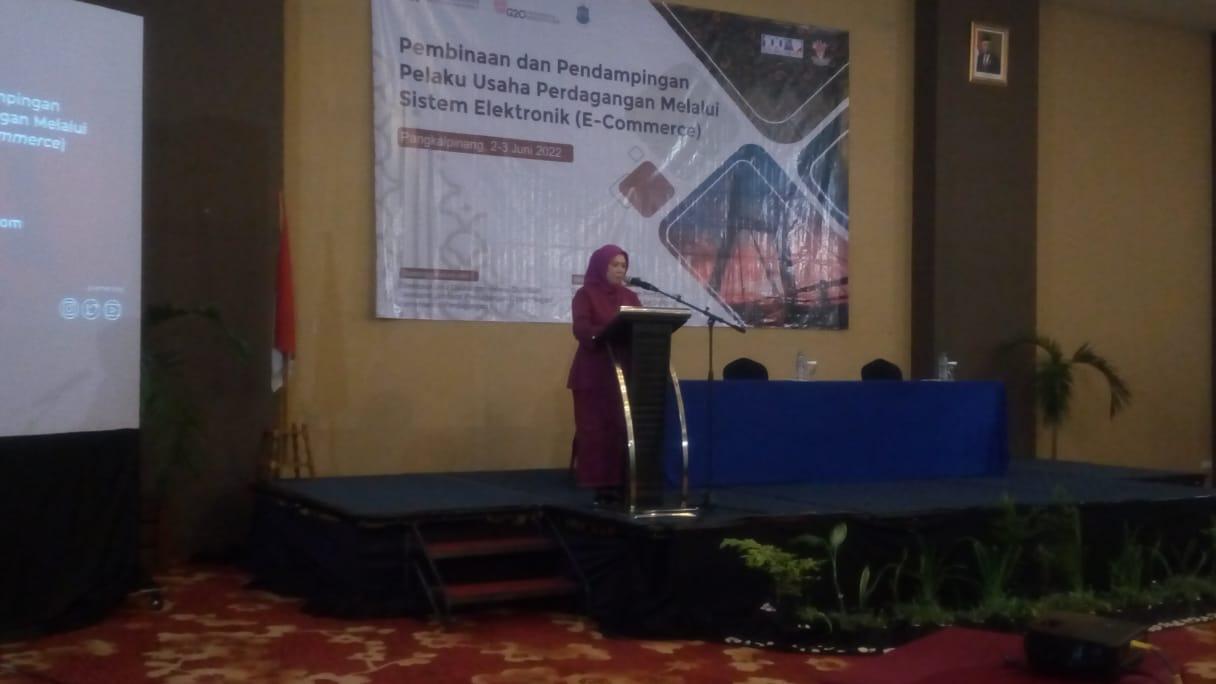 Direktorat Bina Usaha dan Pelaku Distribusi Kemendag, Berikan Pendampingan Berdagang Online Kepada Pelaku UMKM Babel.