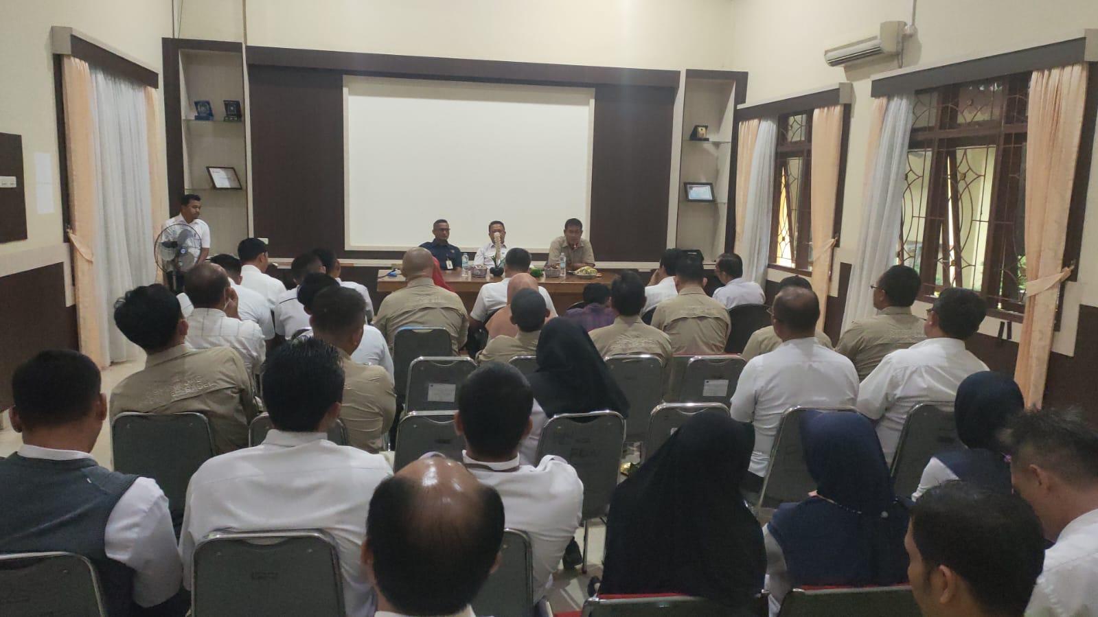 Pegawai Disperindag Babel Gelar Ramah Tamah Dengan Kasubdit I Indagsi Polda Babel