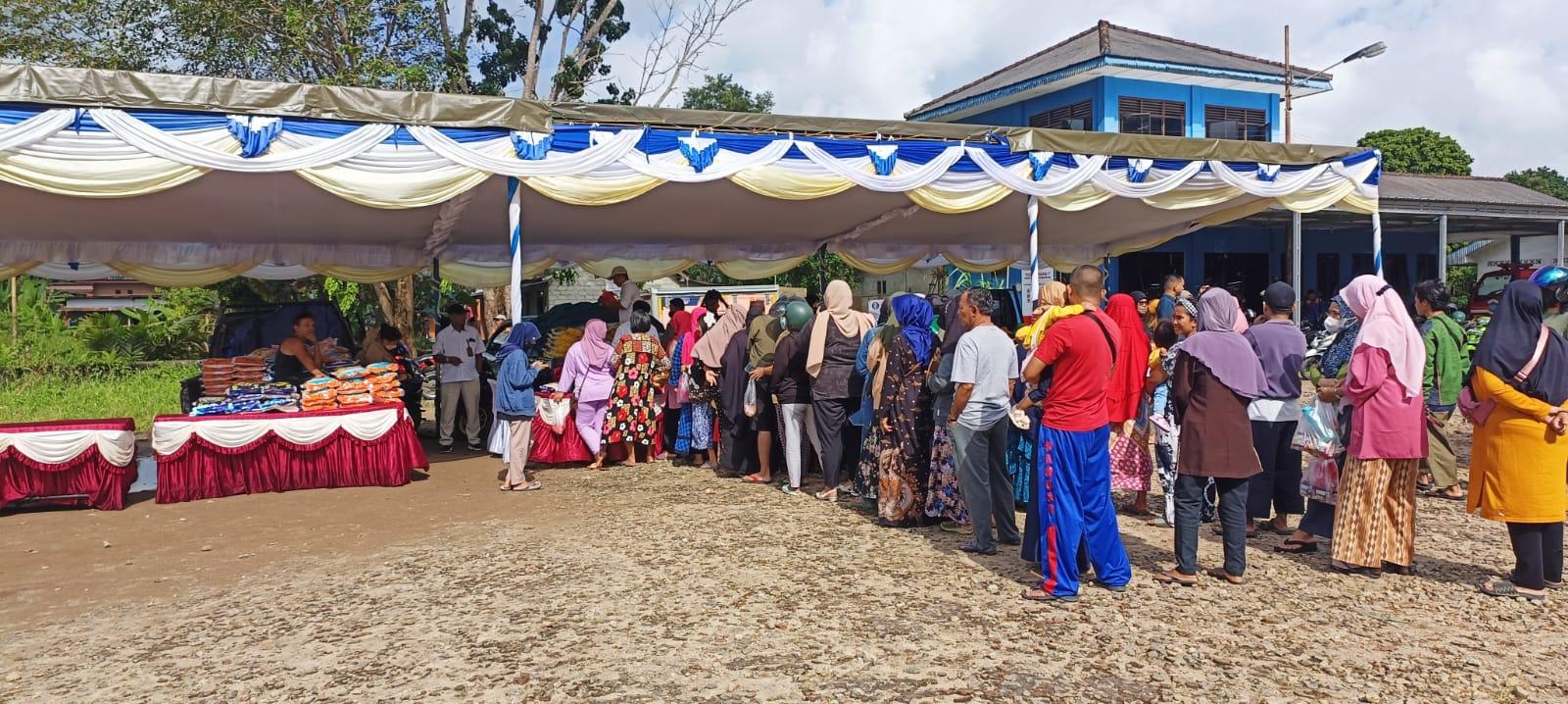 Disperindag Babel Bersama Perwakilan Bank Indonesia Babel Gelar Pasar Murah