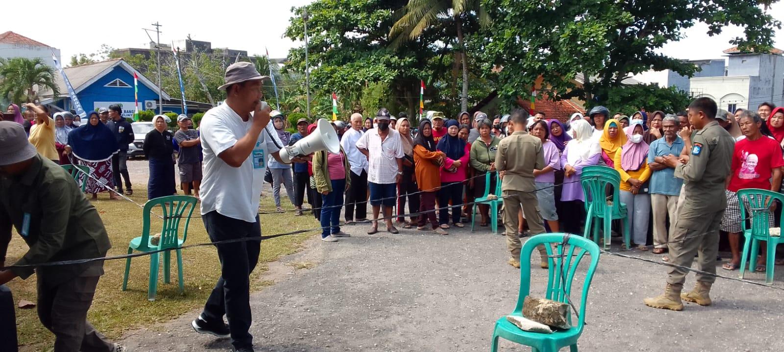 Disperindag Provinsi Babel Gelar Operasi Pasar Di Kecamatan Belinyu, Kabupaten Bangka.