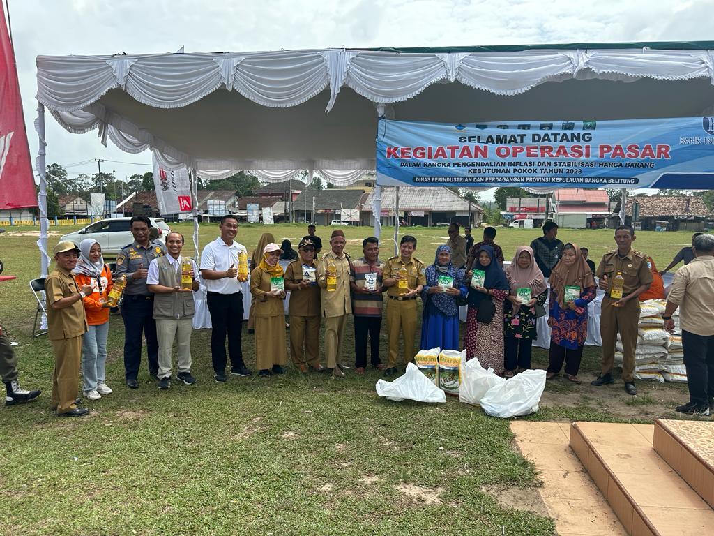 Disperindag Provinsi Babel Gelar Operasi Pasar Di Kabupaten Bangka Barat.