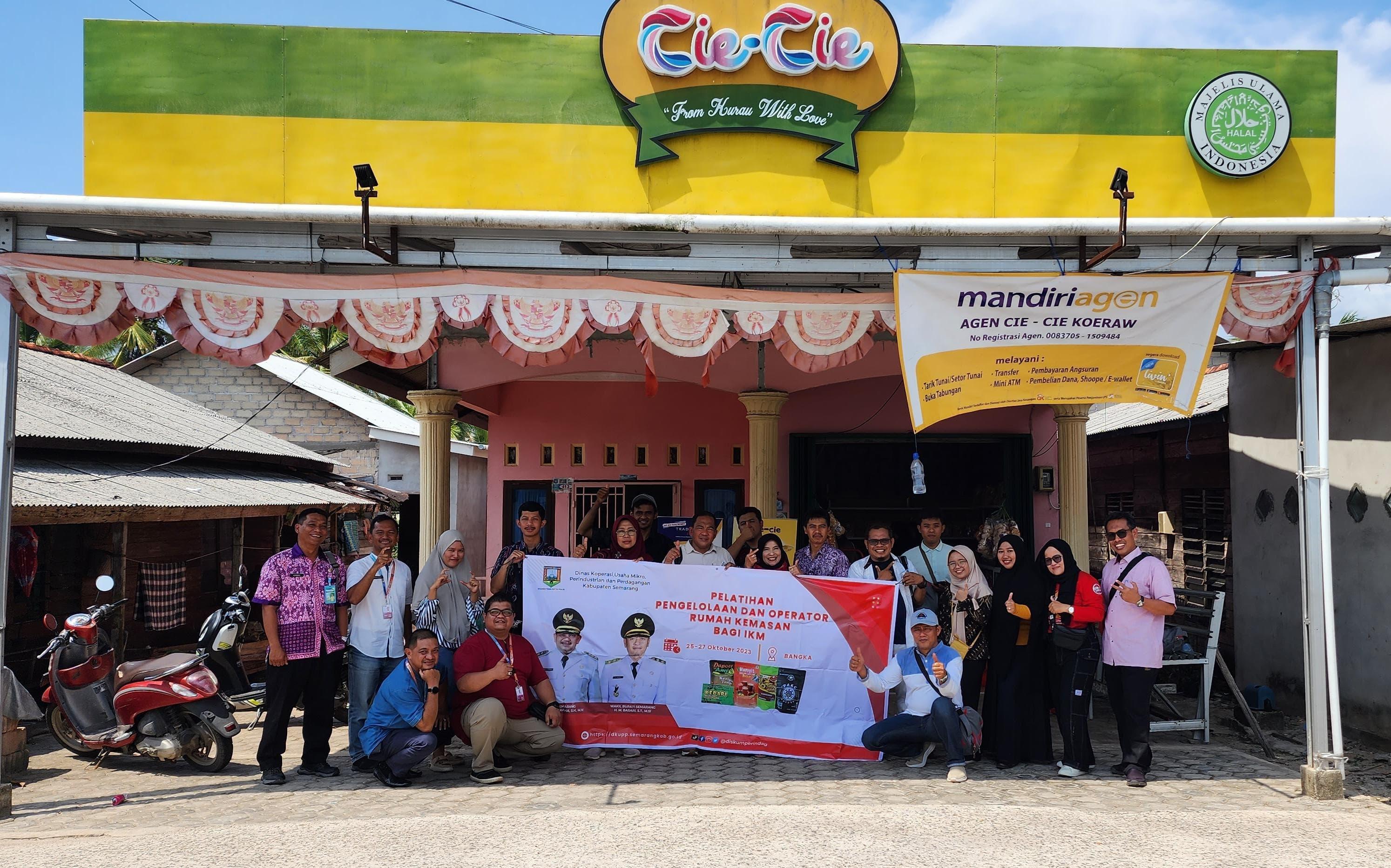 UPTD. RPK Ajak DKUPP Kab. Semarang, Kunjungi Pelaku Usaha Sentra Kurau.