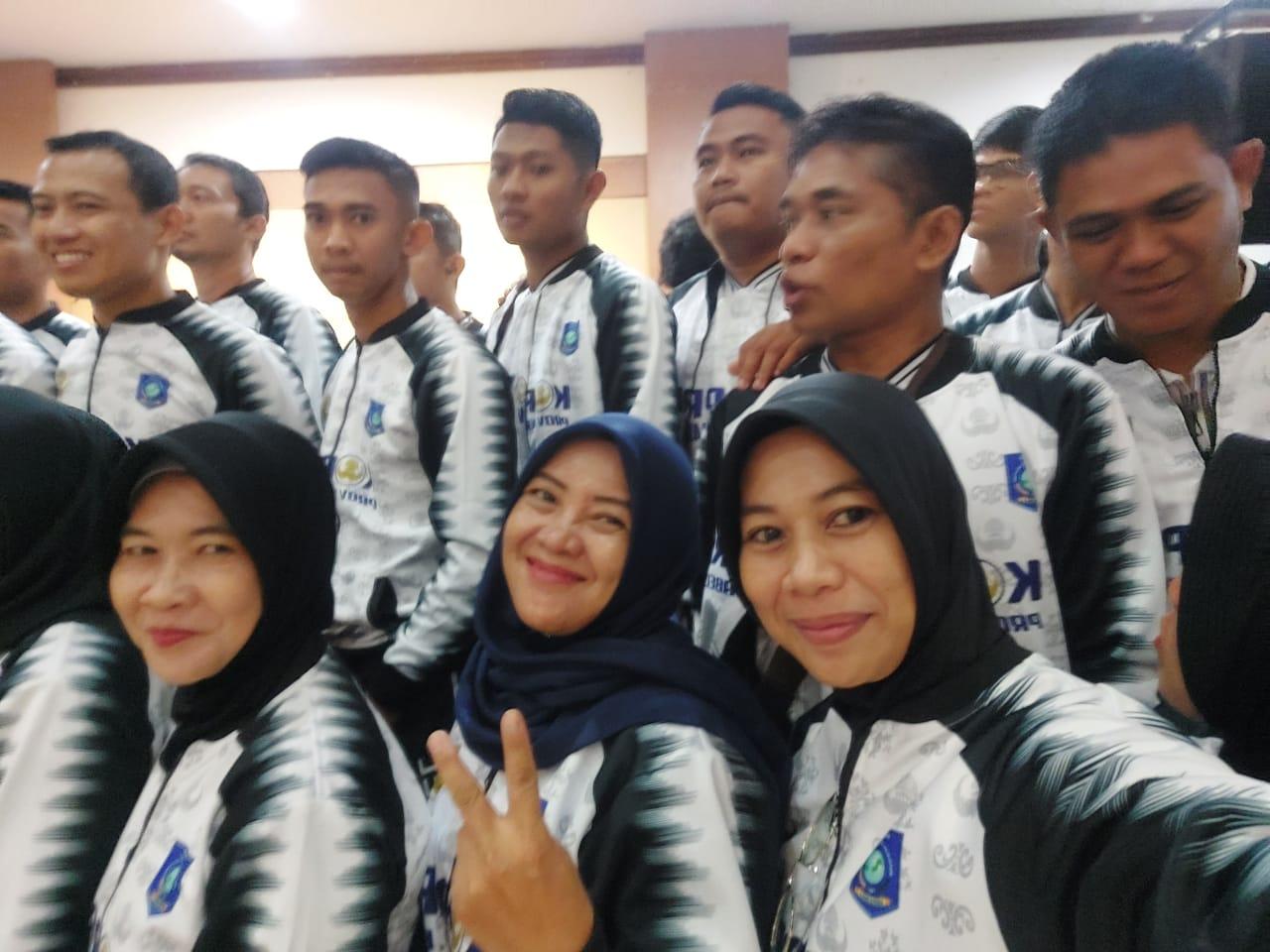Atlet PORNAS KORPRI XVI. Mengharapkan Dukungan, Doa Dari Keluarga Besar Disperindag Babel