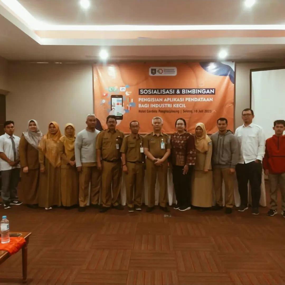 Disperindag Babel Gelar Sosialisasi dan Bimtek Aplikasi Pendataan Industri Kecil Untuk ASN Se-Babel