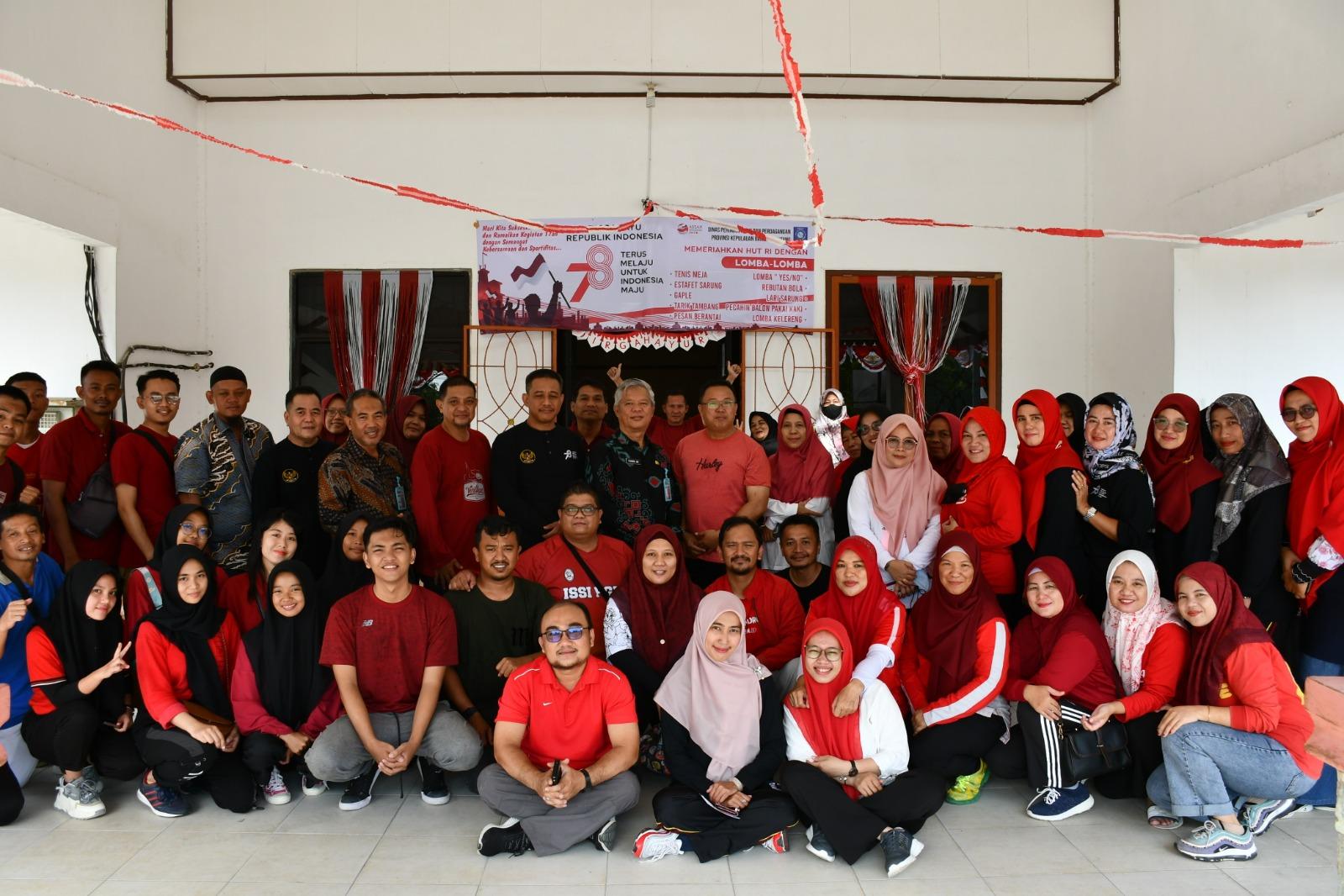 Disperindag Babel Gelar Pesta Peringati HUT Kemerdekaan RI. Di Buka Oleh Kadis Disperindag Babel