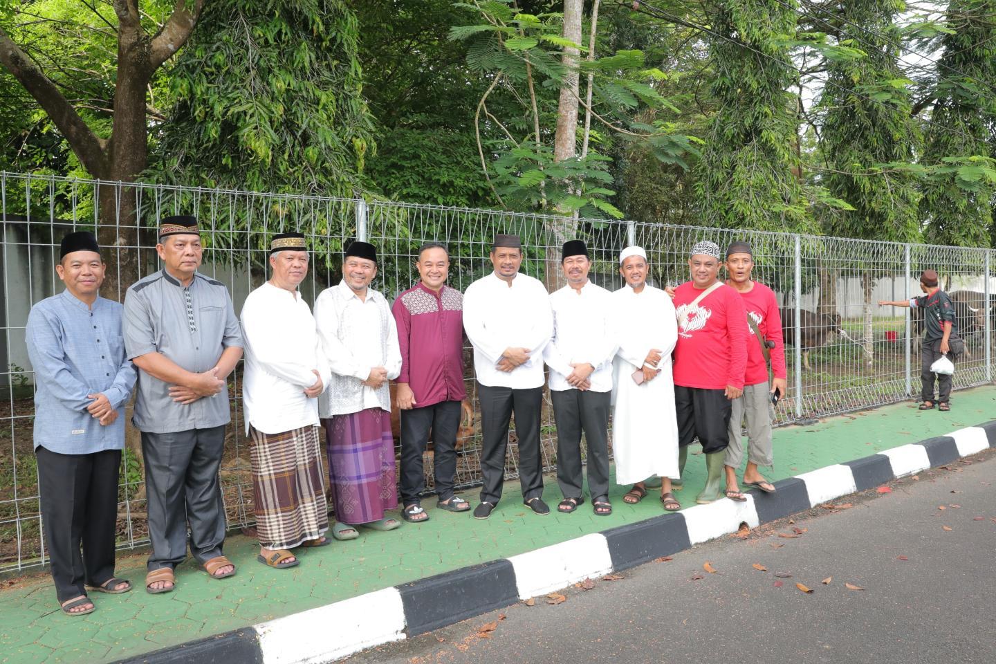Kadis Disperindag Provinsi Babel Hadiri, Acara Penyembelihan 17 Hewan Kurban Pemprov Babel