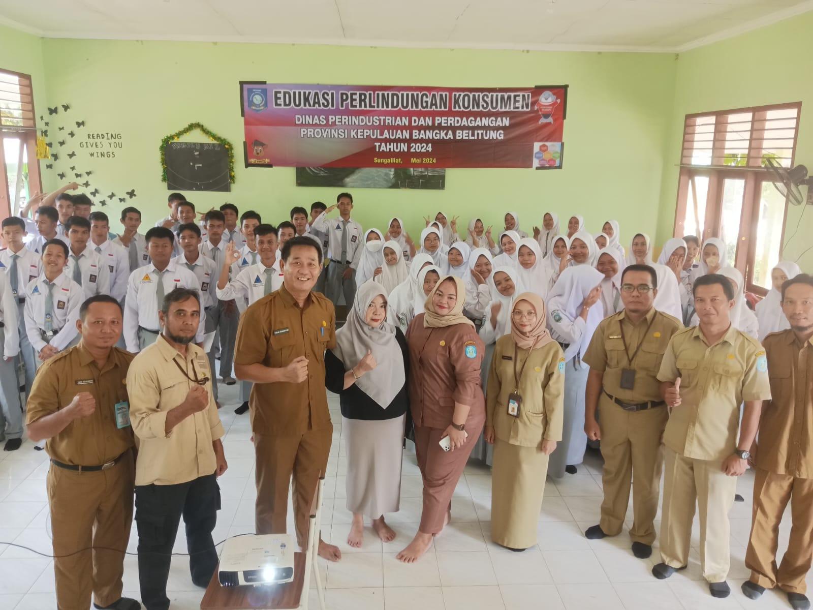 Ciptakan Generasi Babel Menjadi Kosumen Cerdas. Disperindag Babel Gelar  Edukasi Perlindungan Konsumen. 