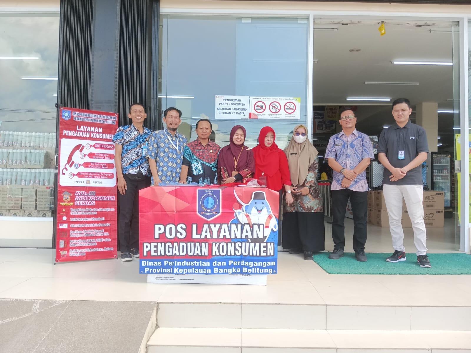 Lindungi Hak Masyarakat. Disperindag Babel Buka Wadah Pengaduan Kosumen di Pusat Perbelanjaan Asoka Bateng