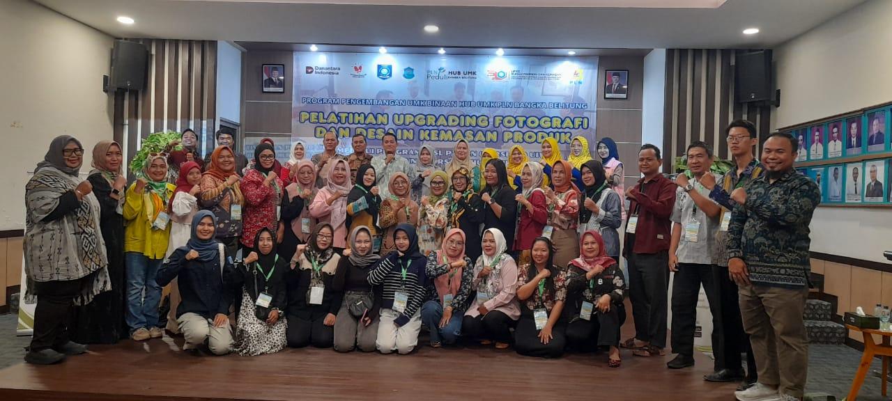 Dekranasda Babel, Memberikan Apresiasi Pelatihan Upgrading Fotografi dan Desain Kemasan PLN Pangkalpinang.