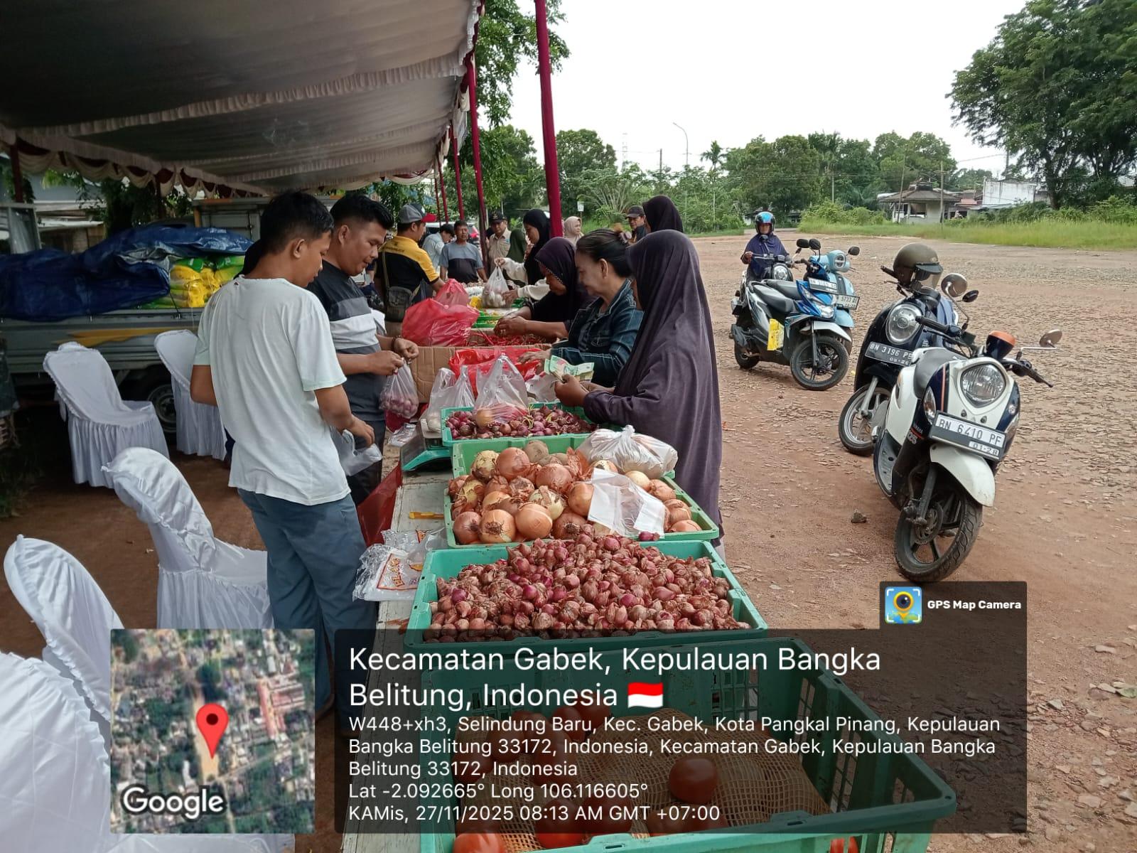 Operasi Pasar Murah Disperindag Provinsi Bangka Belitung Di Serbu Pembali