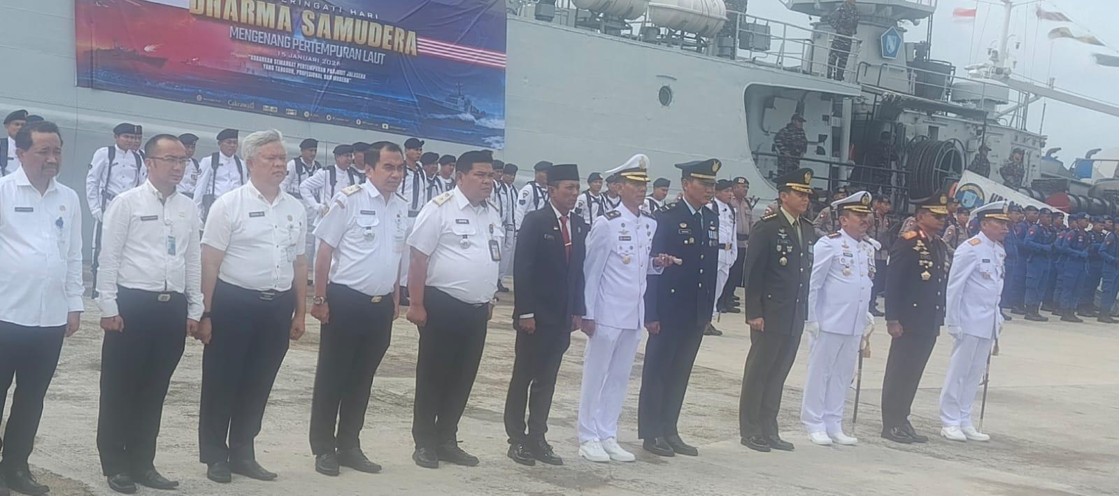 Kadis Memberikan Menghormatan dan Tabur Bunga Di Peringatan Hari Dharma  Samudra 2026