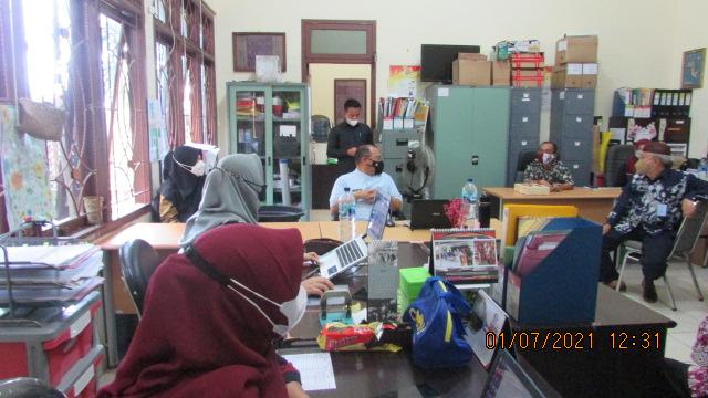 Gubernur Babel Bersilaturahim Ke Dinas Perindustrian dan Perdagangan Babel.