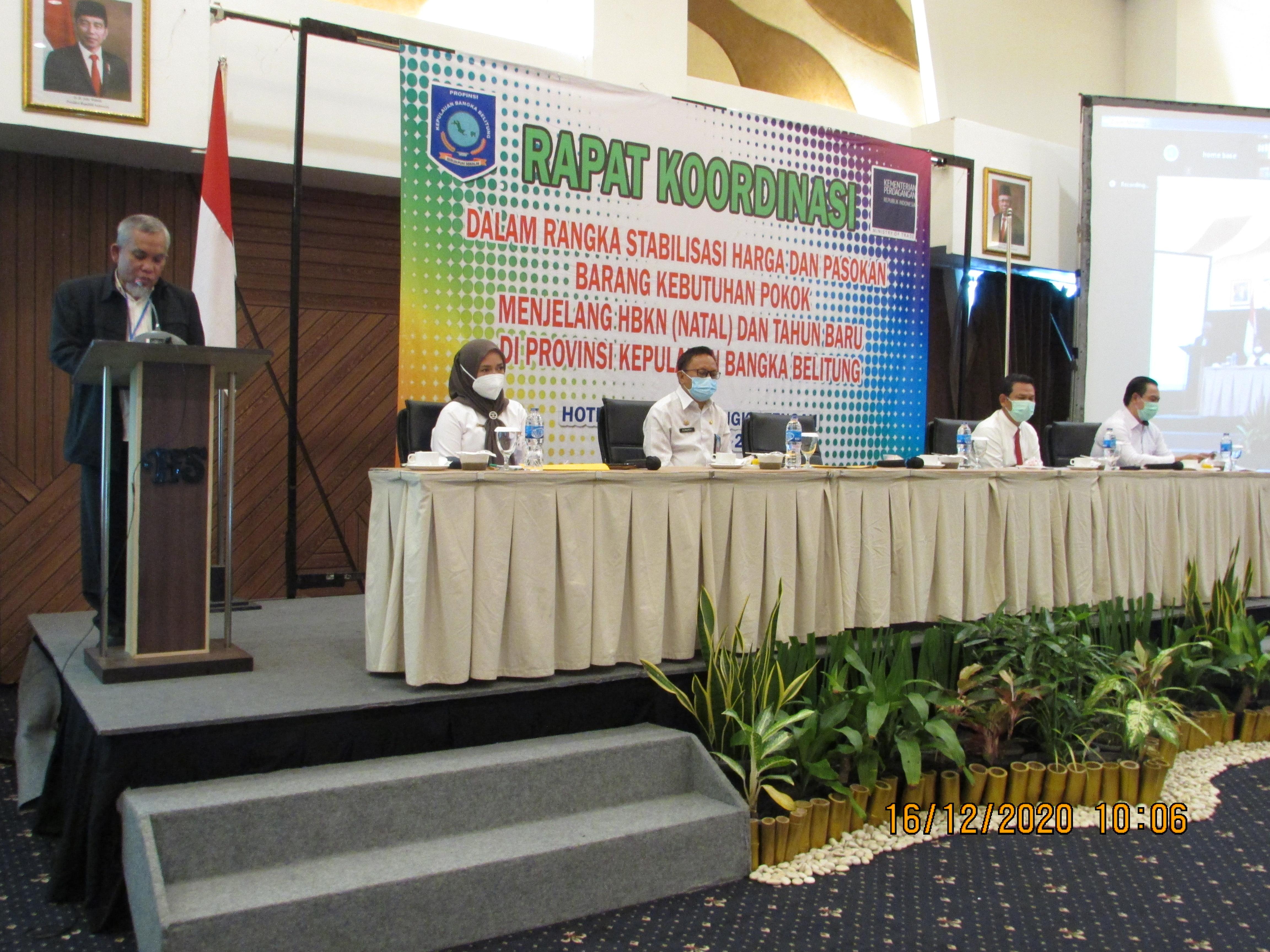 Disperindag Babel Gelar Rakor Hari Besar Keagamaan Nasional