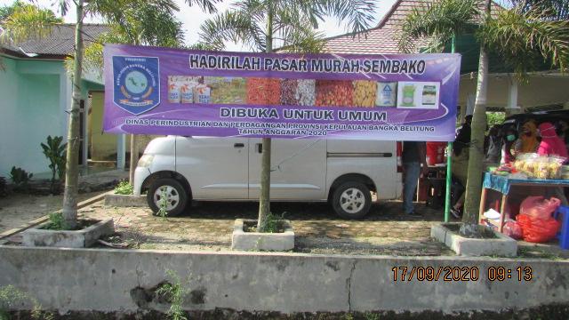 Disperindag Babel gelar Operasi Pasar Murah di Desa Malik Basel.