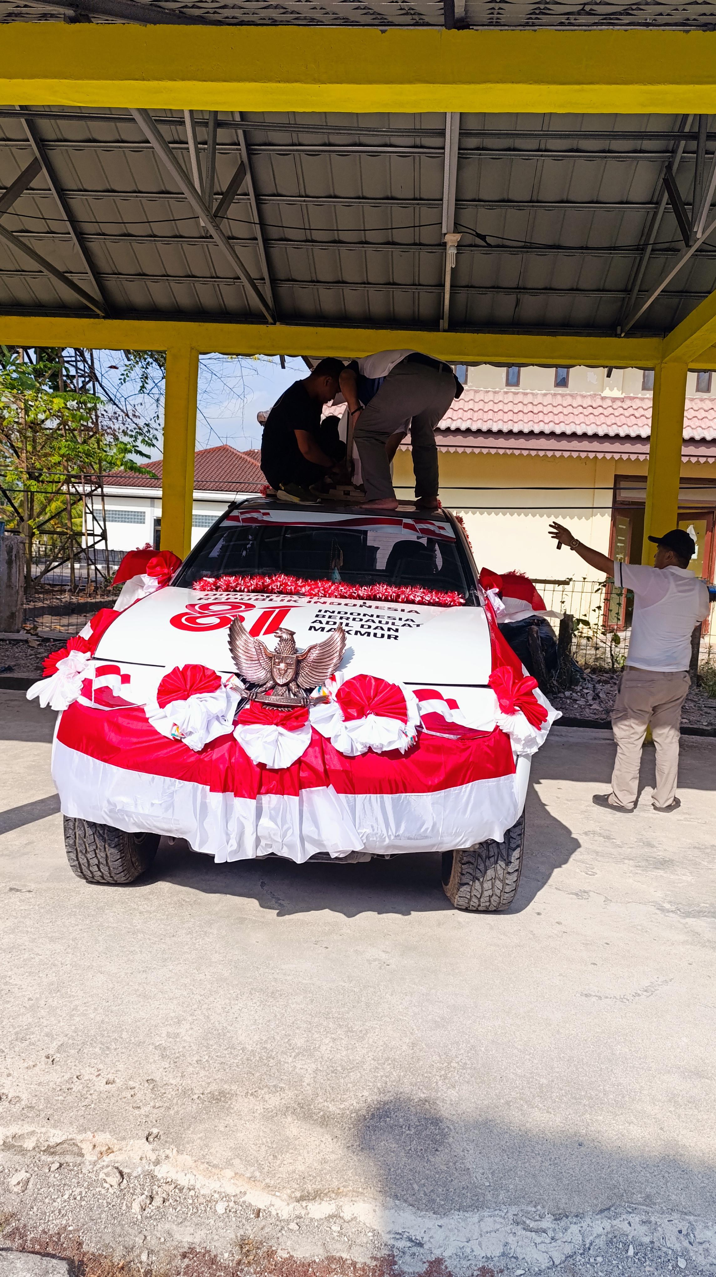 HUT RI Ke 81. Mobil Hias Disperindag Babel Siap Berlaga dan Memanjakan Mata Penonton. Di Perlombaan Karnaval Mobil Hias 2026.