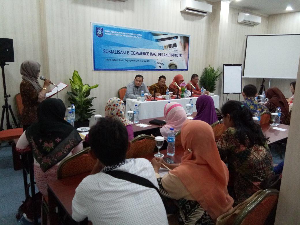 Disperindag Babel Sosialisasikan E-Commerce Kepada Pelaku Usaha di Kabupaten Belitung