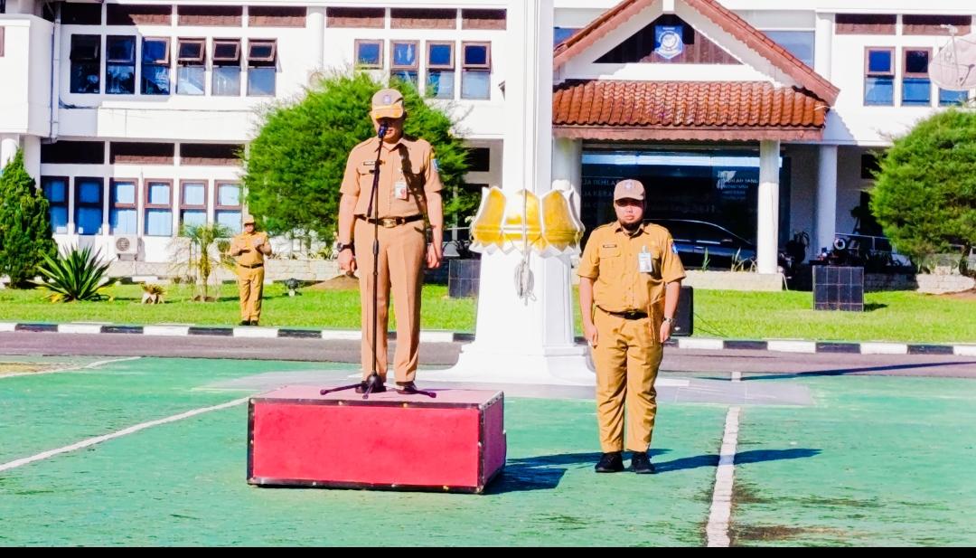 Disperindag Babel Jadi Petugas Upacara, Tarmin; "Bekerjalah Sesuai Aturan"