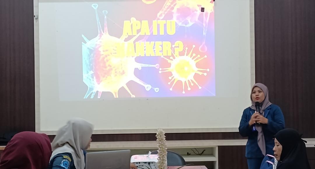 Pegawai Disperindag Babel Ikuti Sosialisasi Kangker Dan Tumor Dari Yayasan Pencegahan Kenker Nusantara. 