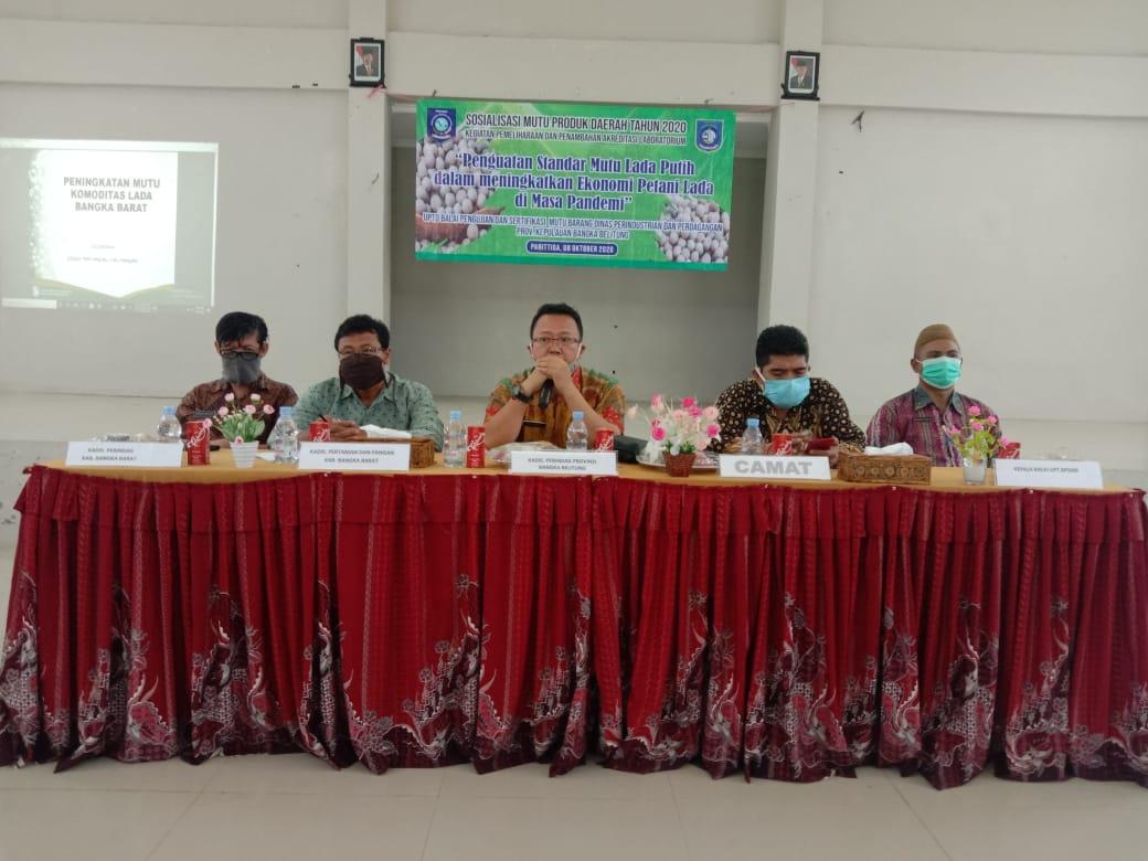 Disperindag Babel Gelar Sosialisasi Mutu Produk Unggulan Daerah