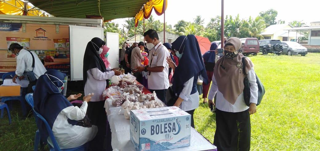 Di Masa Pademi Disperindag Kembali Gelar Pasar Murah, Kali ini di Desa Parittiga