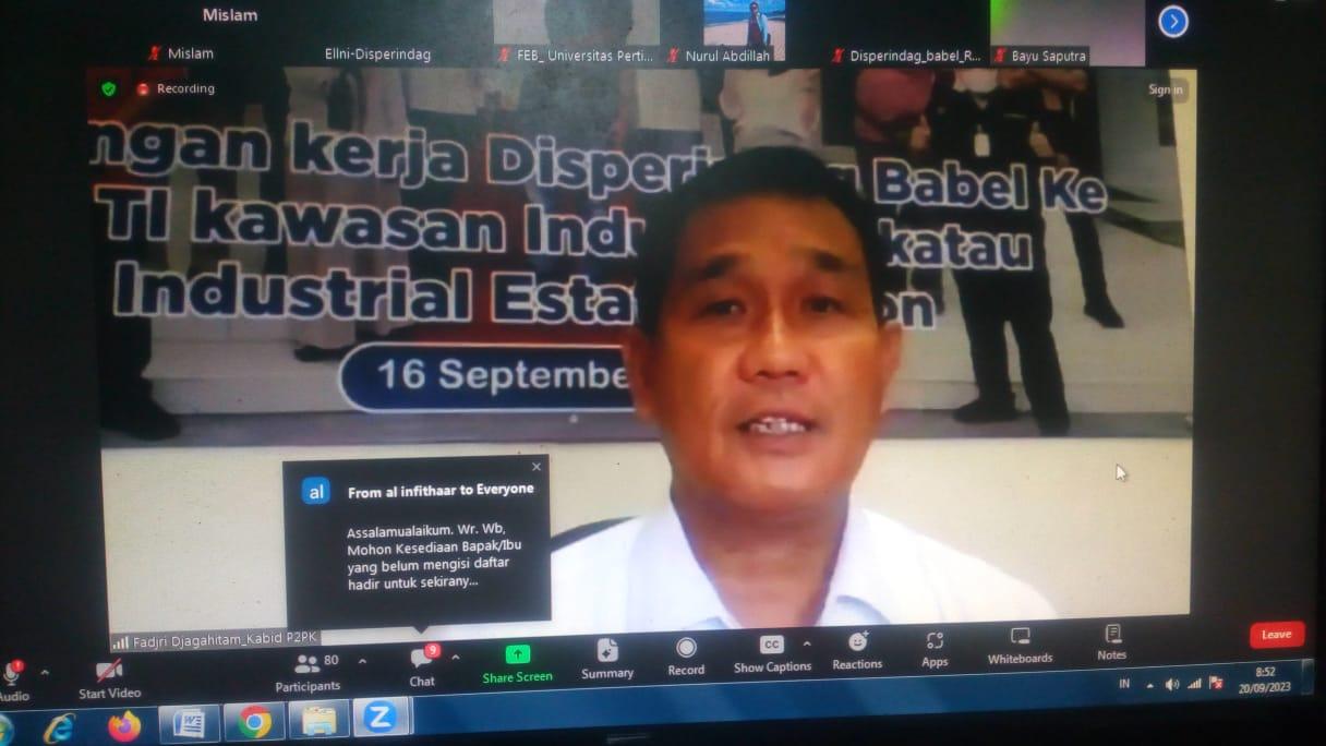 Disperindag Provinsi Babel Ajak Masyarakat Babel, Sadar dan Paham Tentang Perlidungan Konsumen.