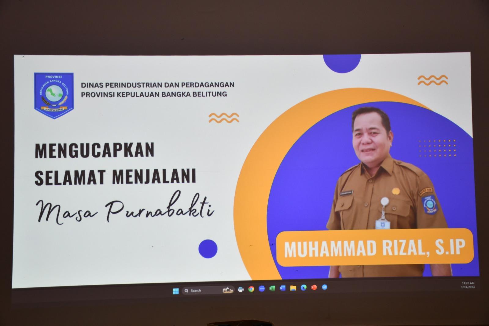 Suasana Haru Pelepasan Purnabakti Subkoor Fasilitas dan Usaha Industri, M. Rizal. Tarmin : Terimakasih Atas Kerja Samanya
