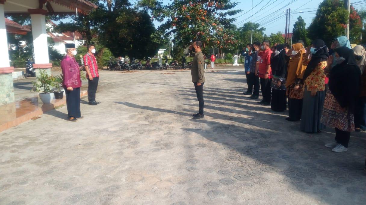 Pimpin Apel Pagi, Kepala Disperindag Babel Mengingatkan Pegawainya Untuk Bekerja Sesuai Aturan