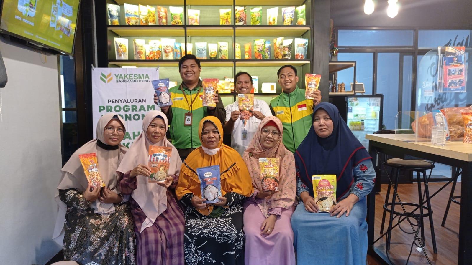 Kerjasama Dengan UPTD. RPK Babel, Laznas Yakesma Babel Salurkan Program Ekonomi Kepada Usaha Mikro Madani