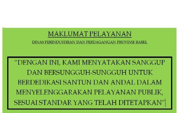 Maklumat Layanan PPID Pelaksana