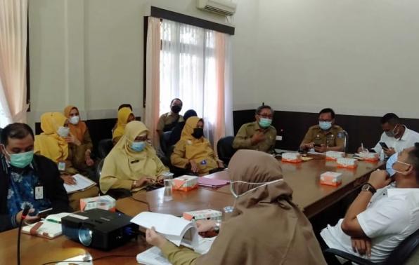 Disperindag Babel gelar Rakor Ketersediaan Barang Kebutuhan Pokok dan Barang Penting dengan SKPD terkait